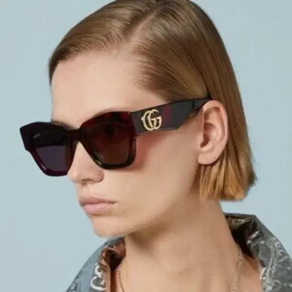 Gucci women sunglasses GG1422S 004 Authentic Retail 450$ - Picture 1 of 9